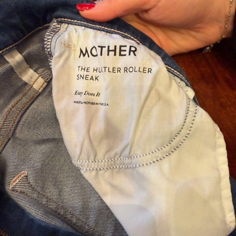 Mother Hustler Roller Sneak Jeans size 30 - Picture 4 of 6